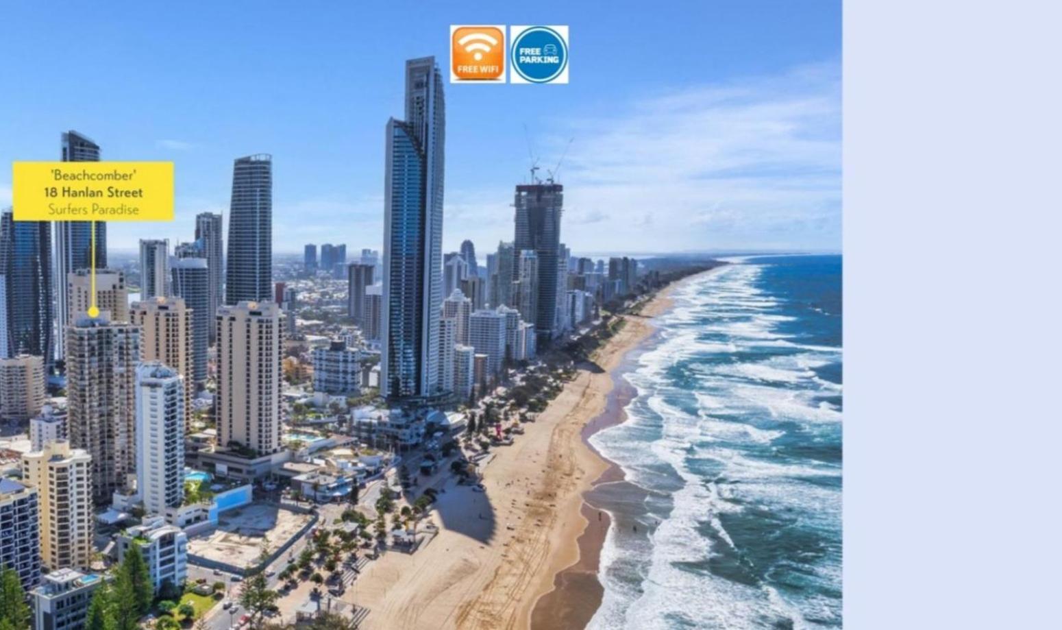 Beachside Apartment In The Heart Of Surfers Paradise - Free Parking Голд-Кост Экстерьер фото